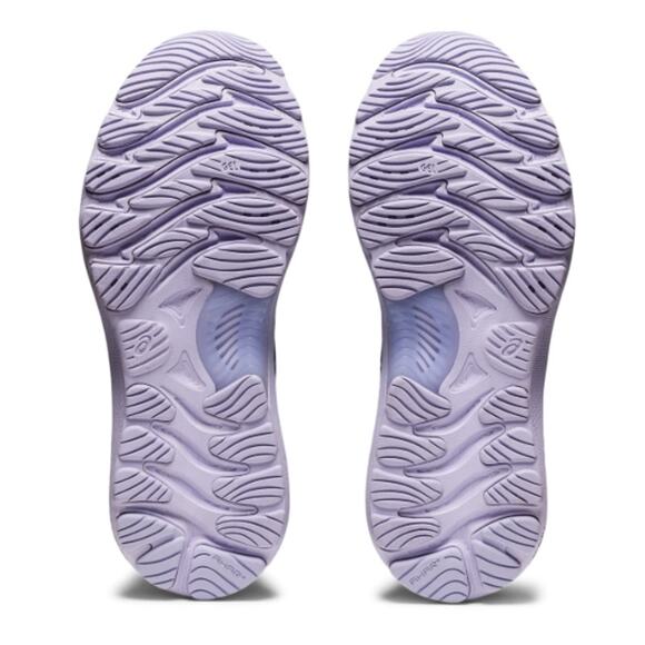 Asics B Gel-Nimbus 23 Knit Running Shoes Grey Floss Mako Blue Women's Sz 8.5 NWT - Picture 11 of 11